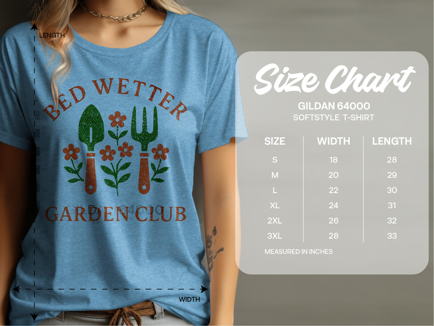 Red Wetter Garden Club Softstyle T-shirt product