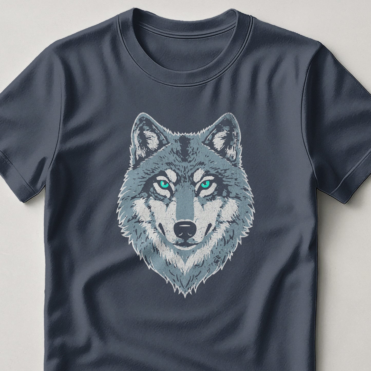Fierce Wolf Face Graphic Design T-shirt product