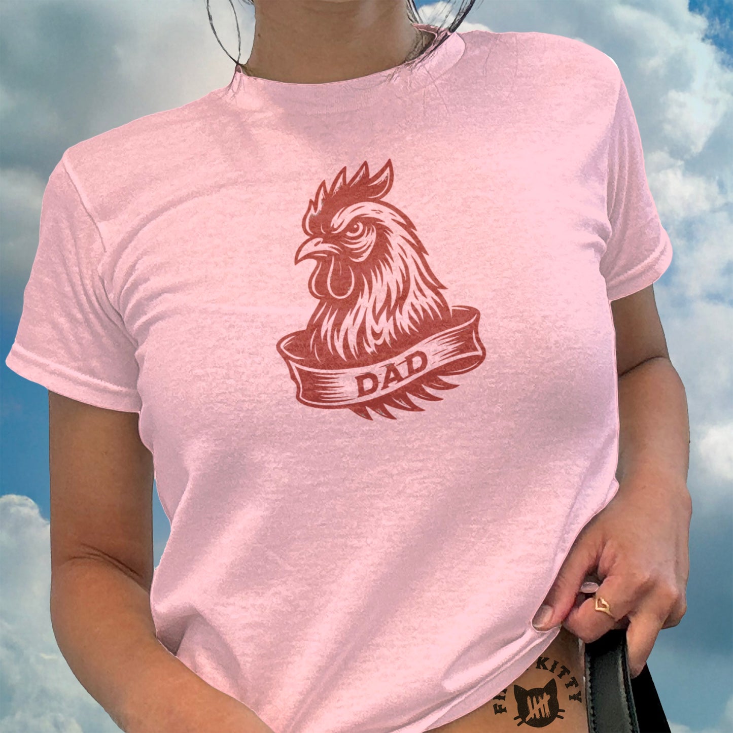 Rooster Dad Graphic Tee Perfect Gift Shirt product