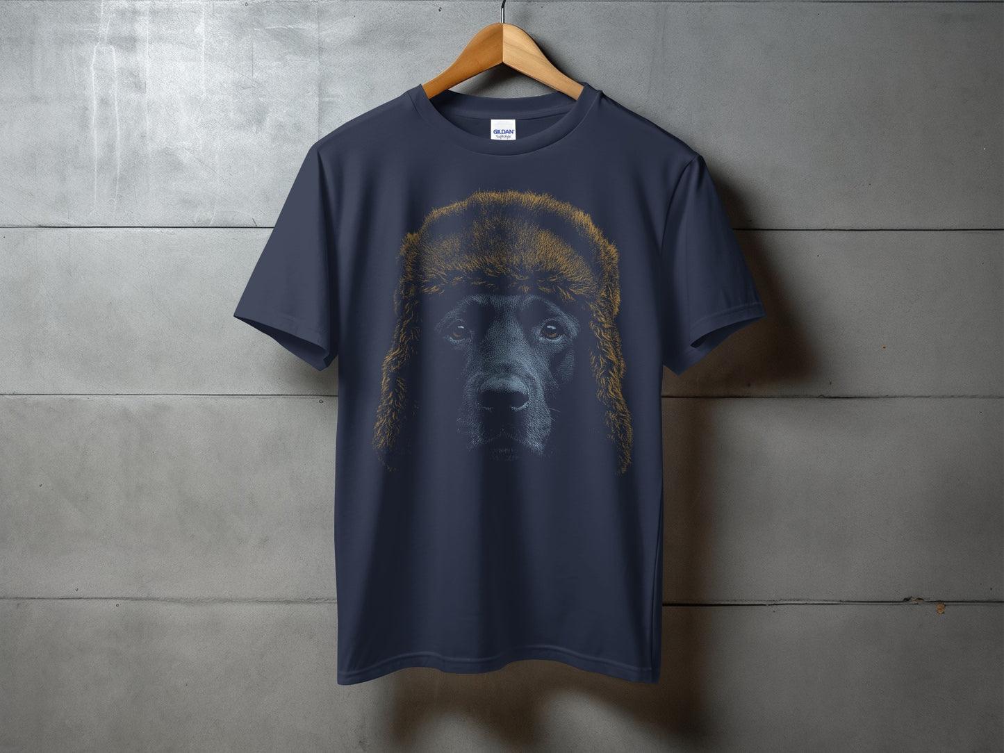 Stylish Graphic Print T-shirt with Unique Dog Design