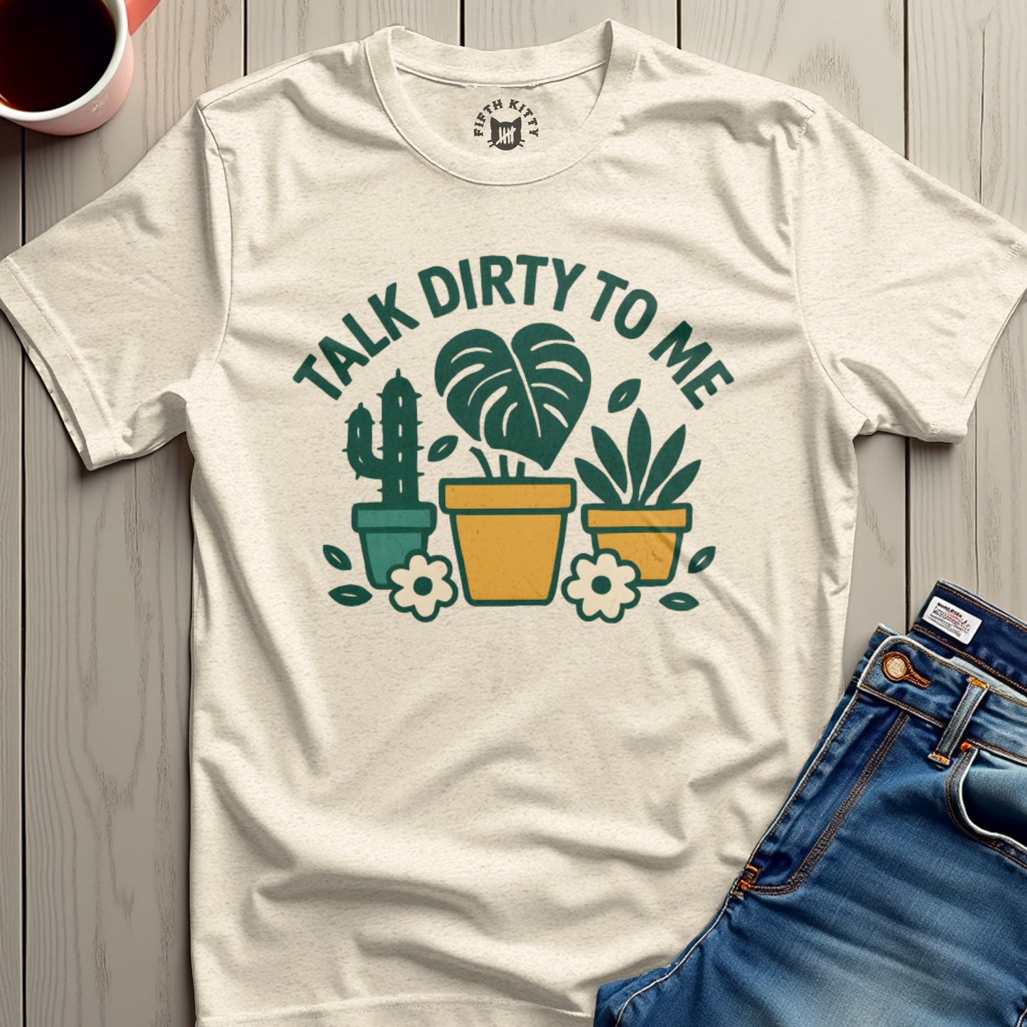 Talk Dirty to Me Succulent Plant Graphic Tee product
