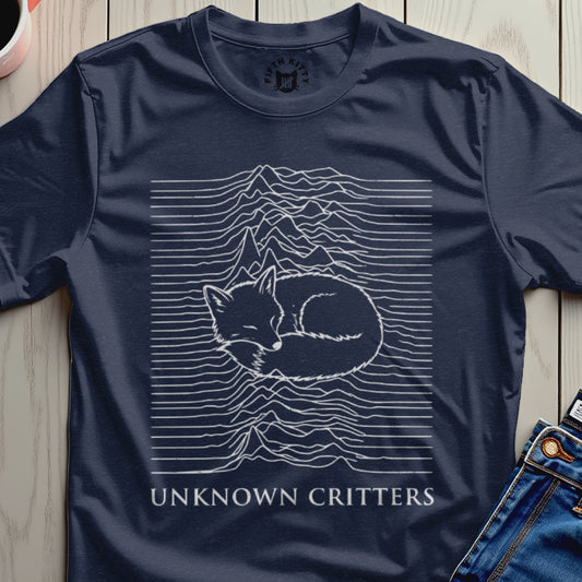 Unknown Critters Fox Design Graphic Shirt