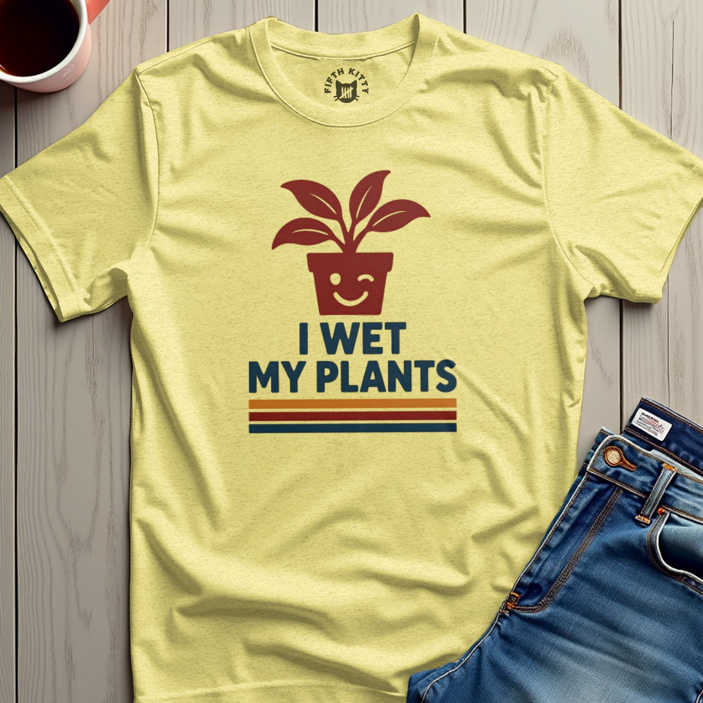 I Wet My Plants Cute Funny Gardening T-Shirt product