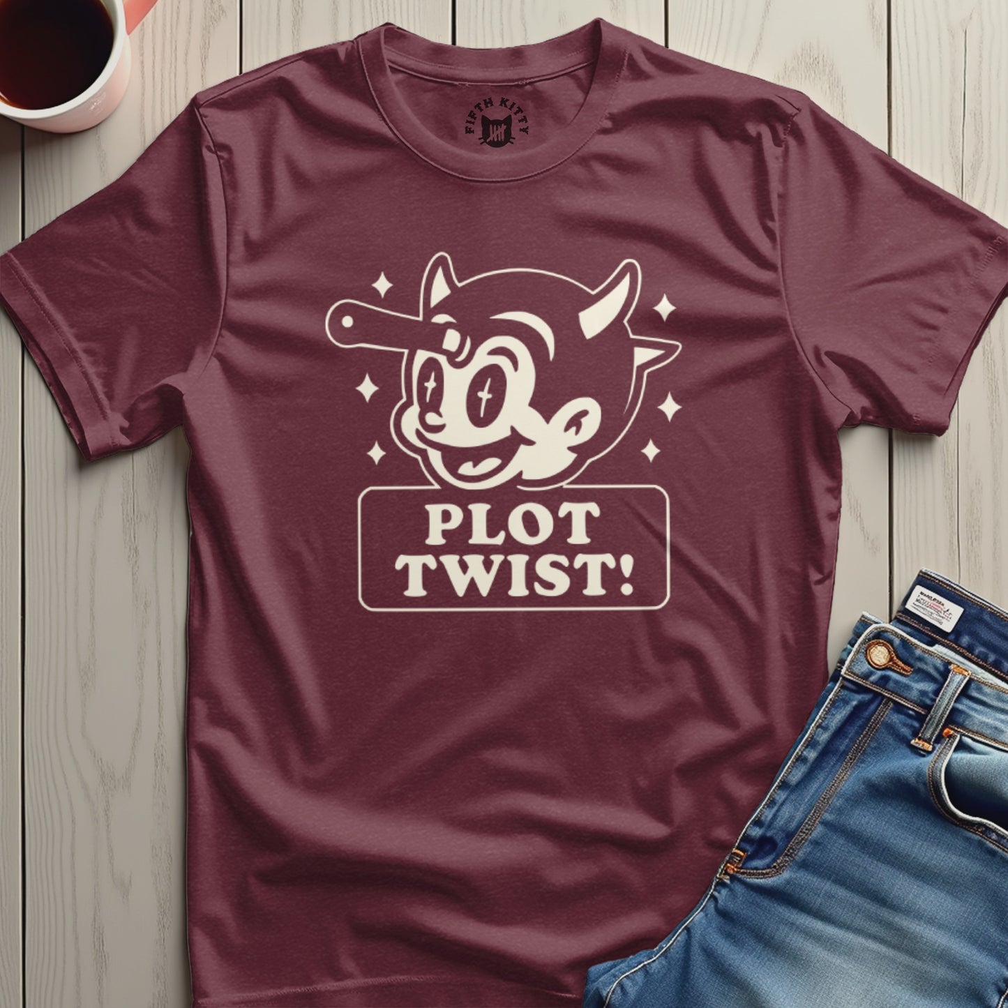 Plot Twist Graphic T-Shirt trendy casual product