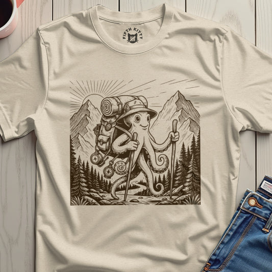 Adventurous Octopus Backpacker Mountain Trekking Shirt