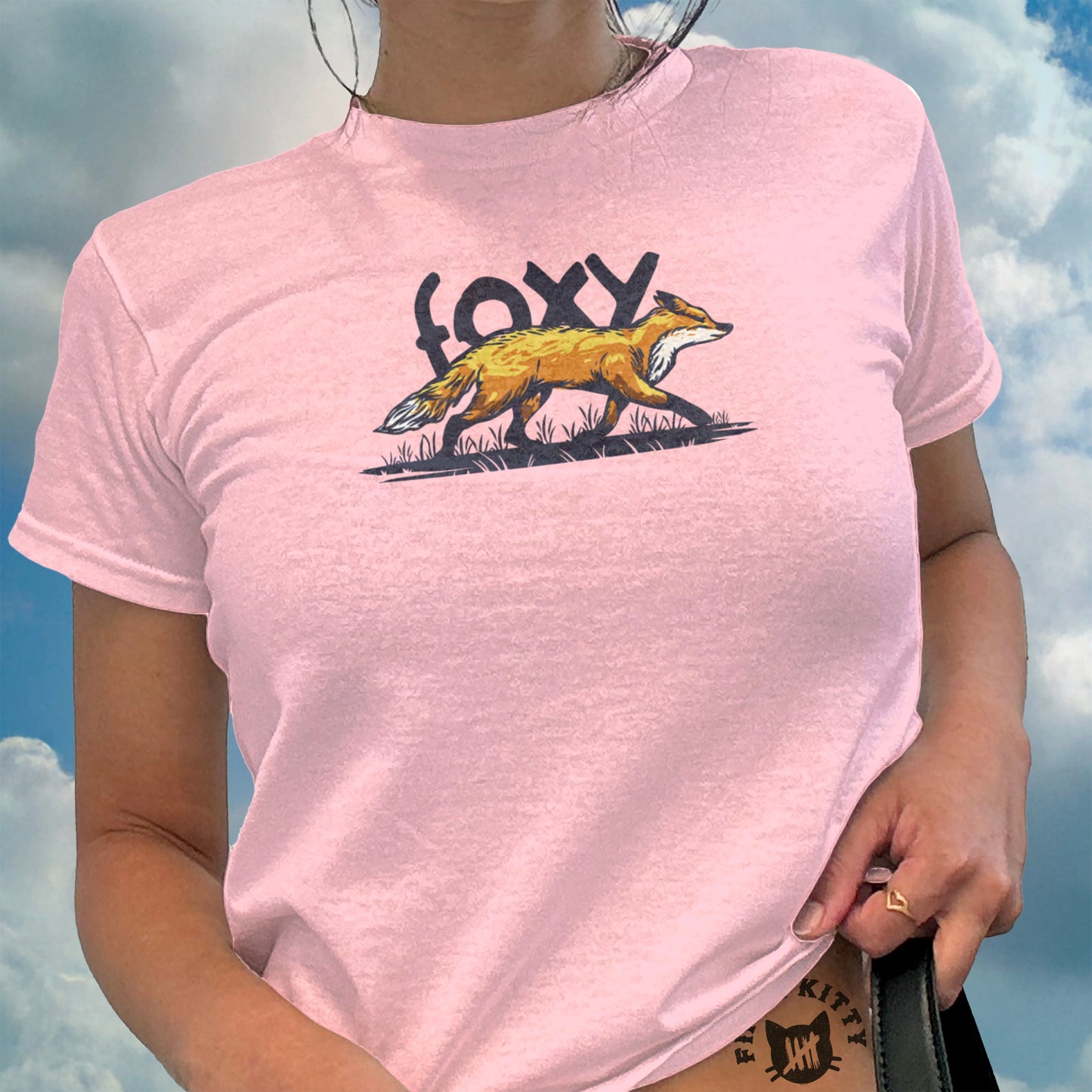 Foxy Graphic Tee for Casual Wear Apparel product