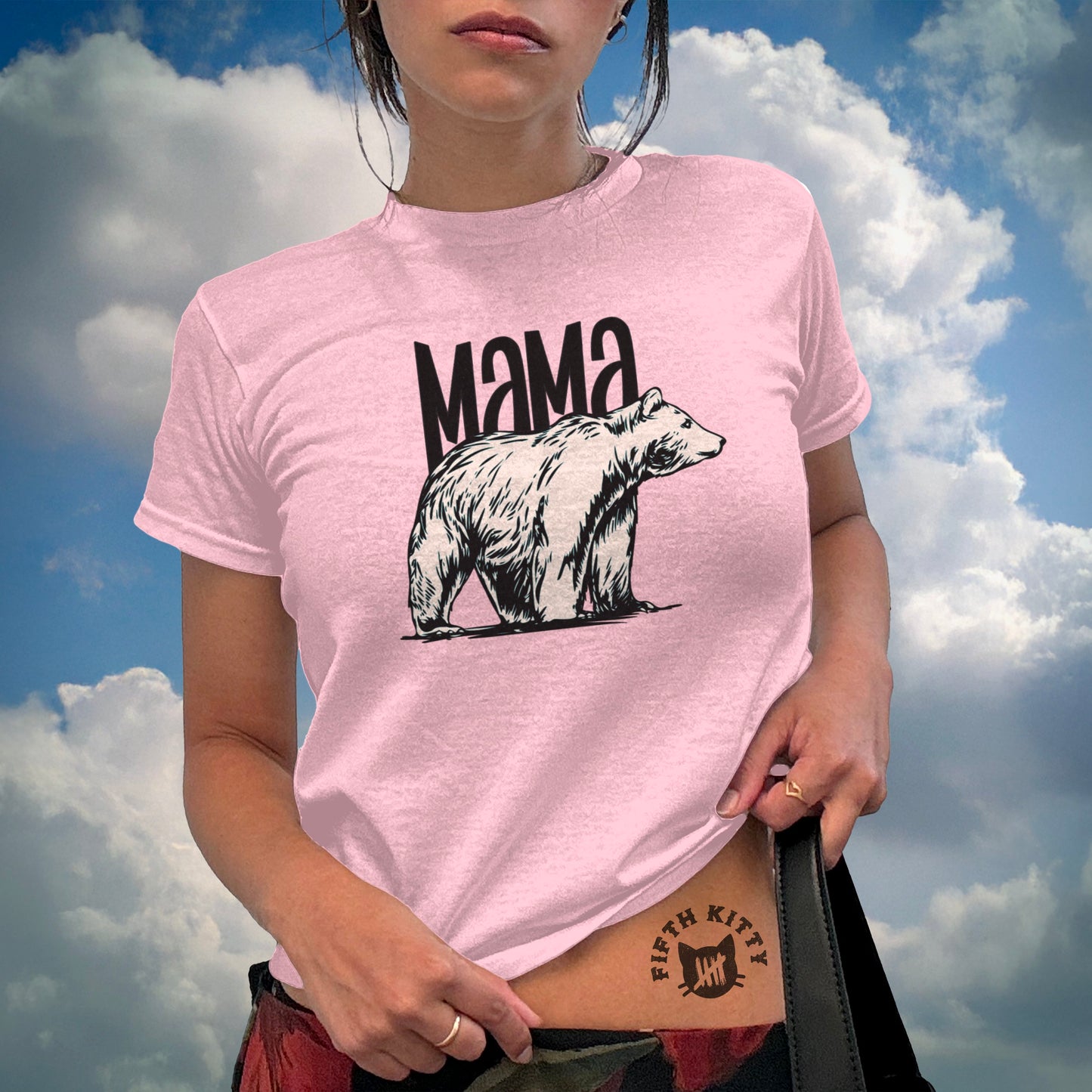 Mama Bear Graphic Tee Stylish Woman's T-Shirt product