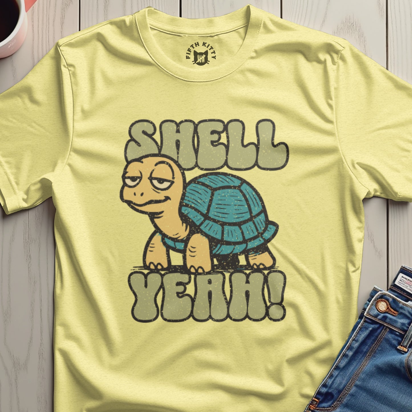 Shell Yeah Turtle Graphic T-shirt product