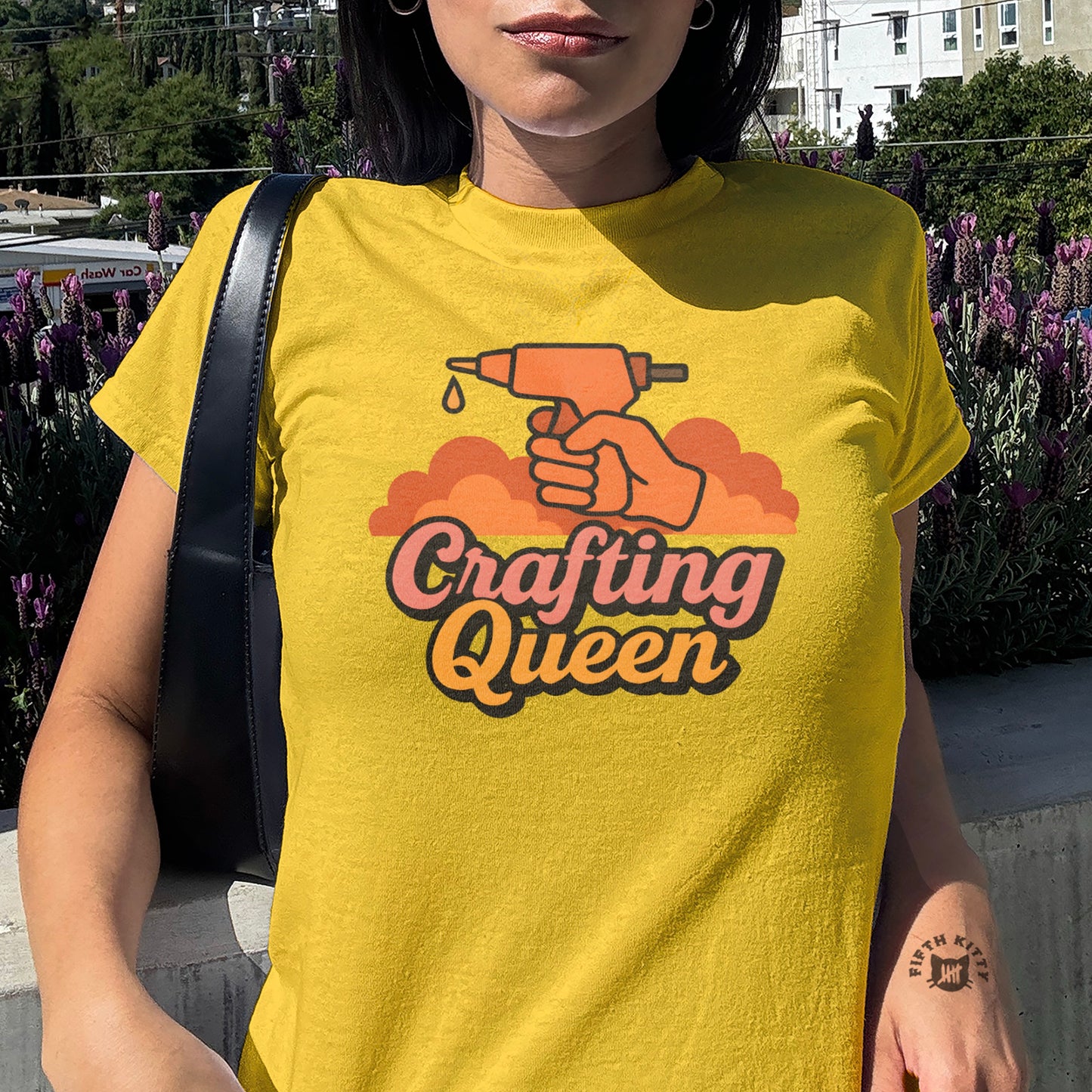 Crafting Queen Graphic Tee Shirt for DIY Enthusiasts product