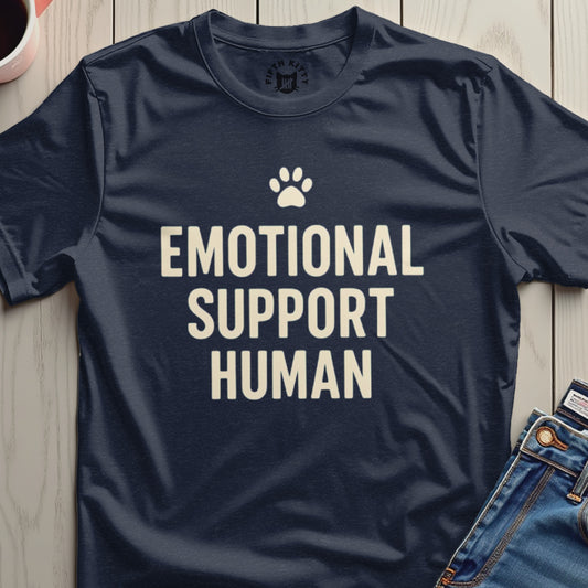 Emotional Support Human T-Shirt for Pet Lovers