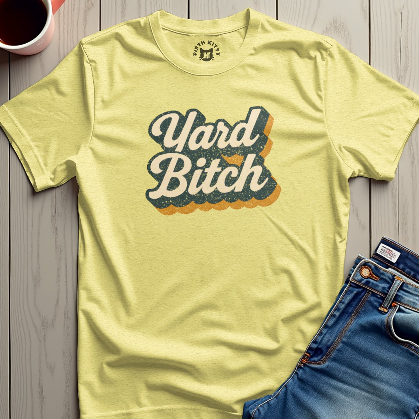 Fun Vintage Style Yard Bitch Graphic Tee product
