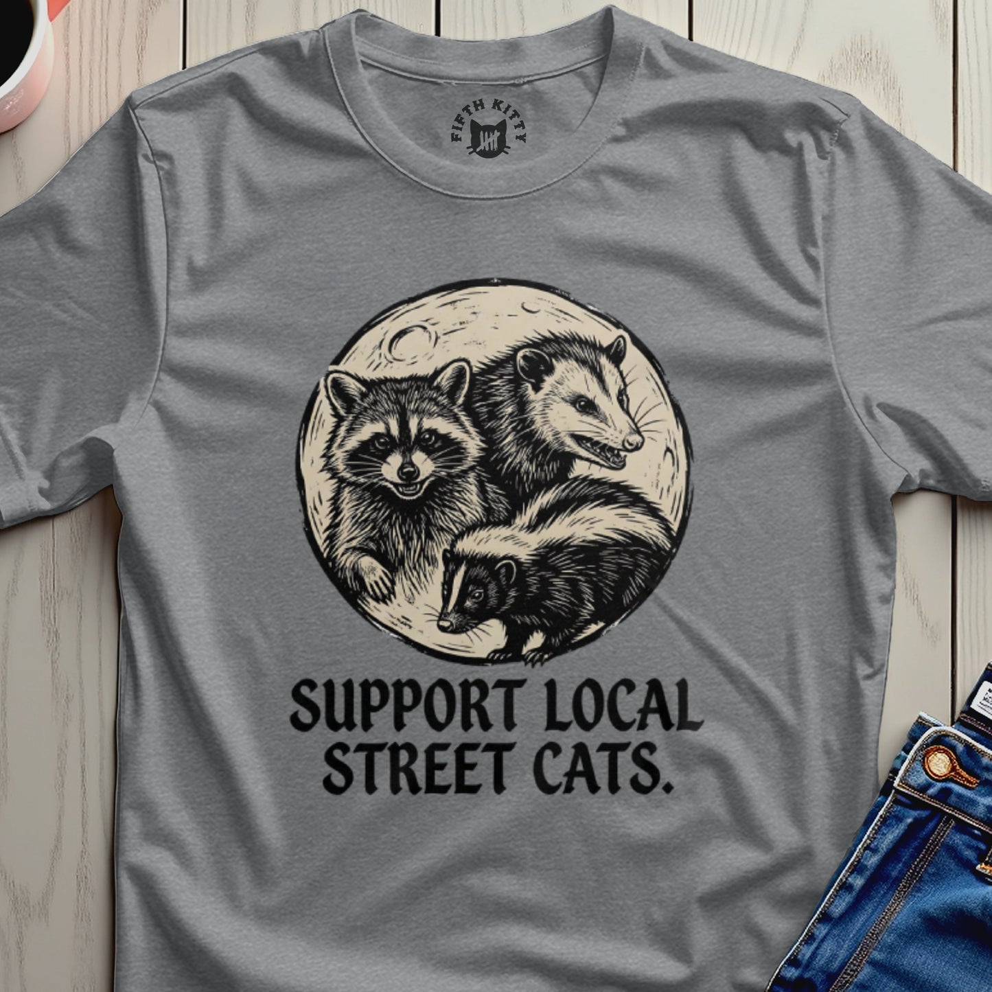 Support Local Street Cats T-Shirt