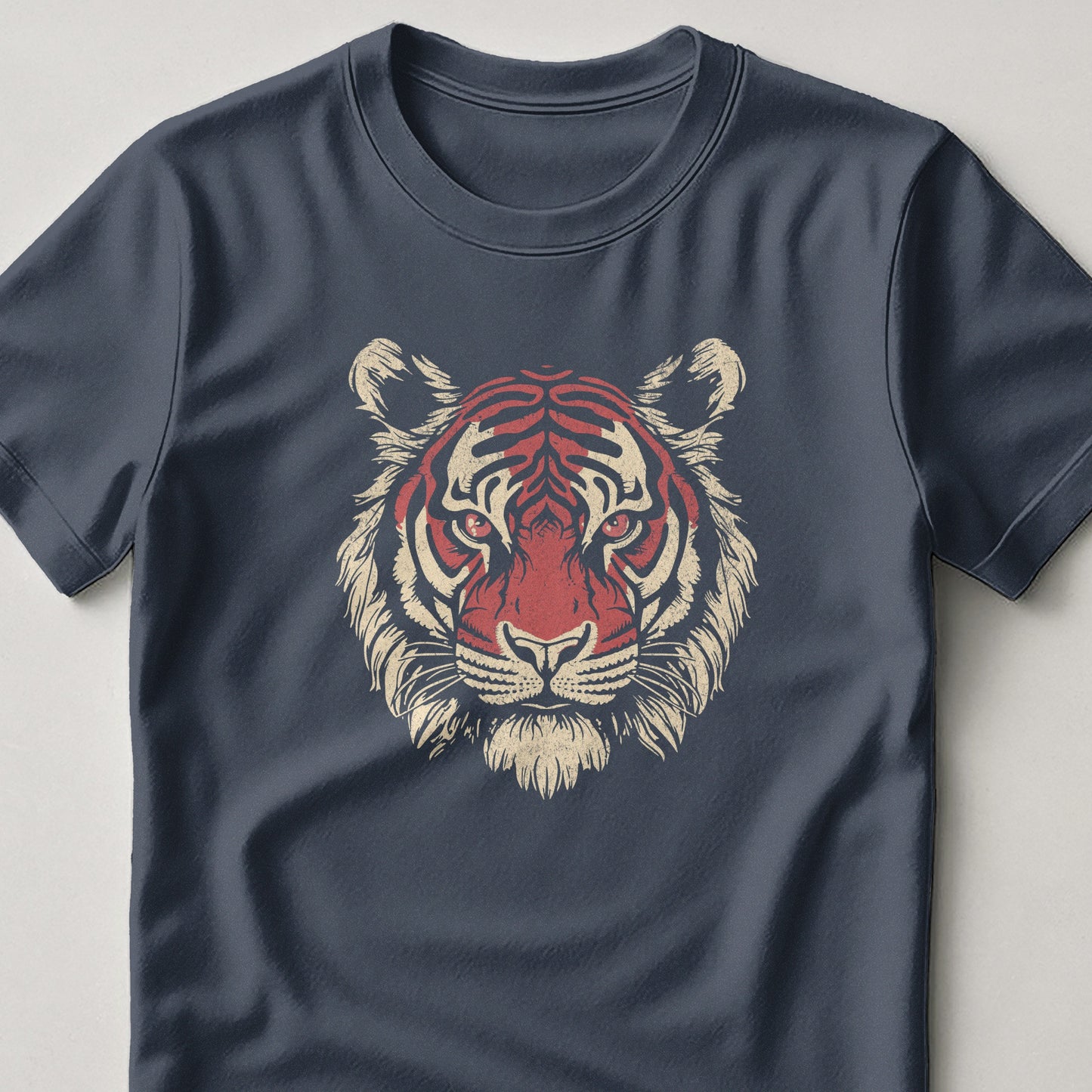 Fierce Tiger Graphic Print Crew Neck T-Shirt product