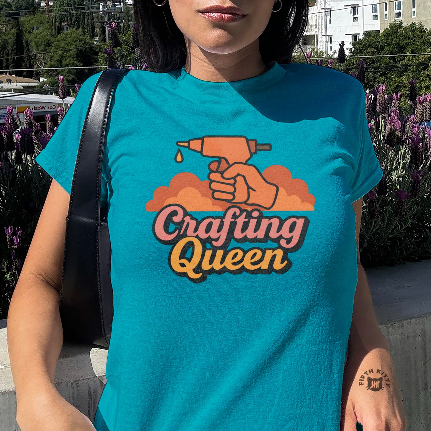 Crafting Queen Graphic Print T-shirt product type