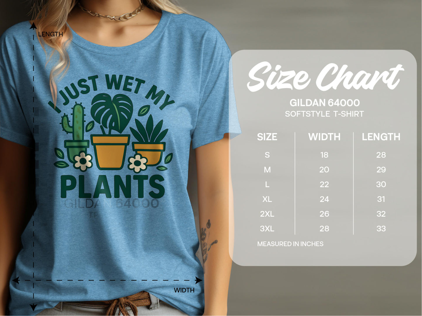 I Just Wet My Plants Graphic Tee T-shirt product