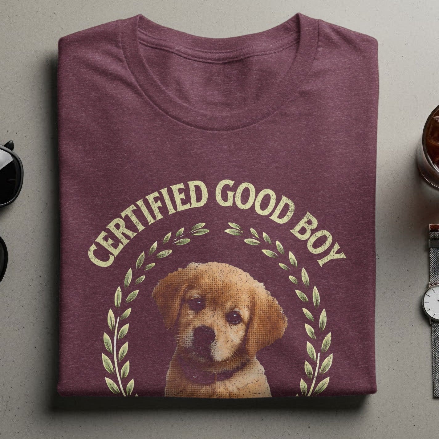 Certified Good Boy Dog Lover Graphic T-shirt Product