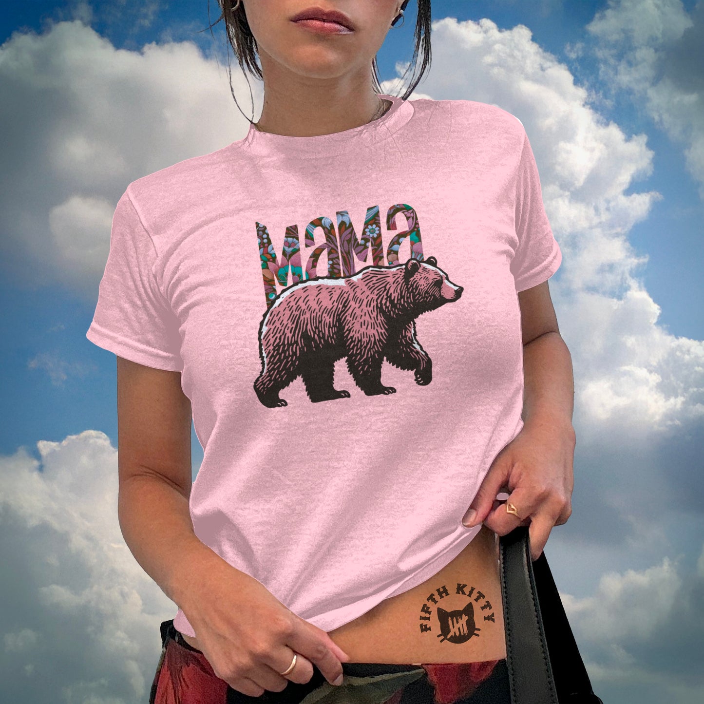 Mama Bear Graphic T-shirt Retro Style Shirt product
