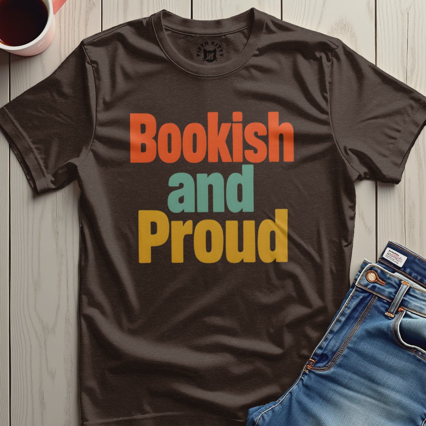 Bookish and Proud Graphic Tee Shirt product type
