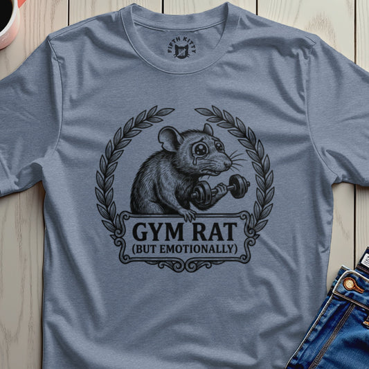 Gym Rat But Emotionally Graphic T-shirt