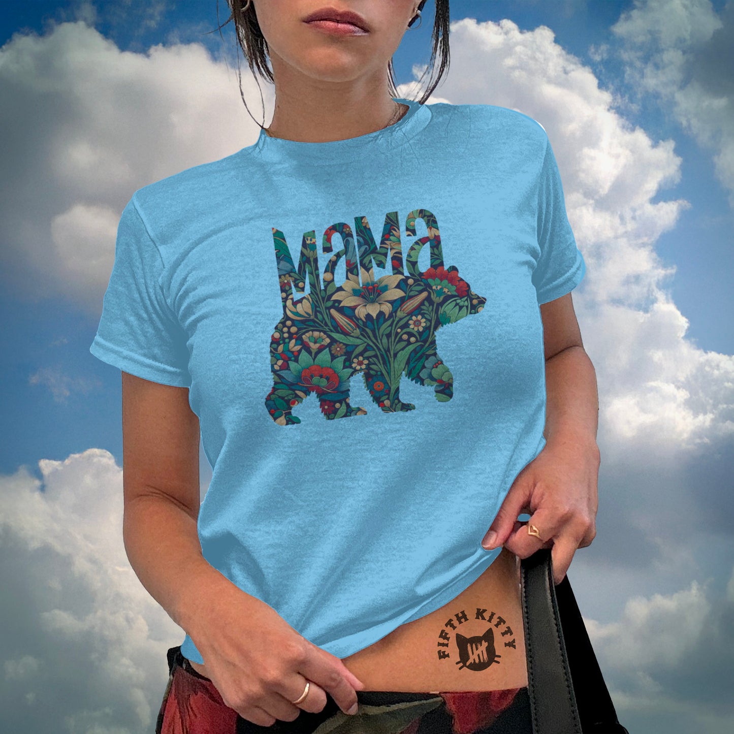 Mama Bear Floral Graphic Women's T-Shirt product type