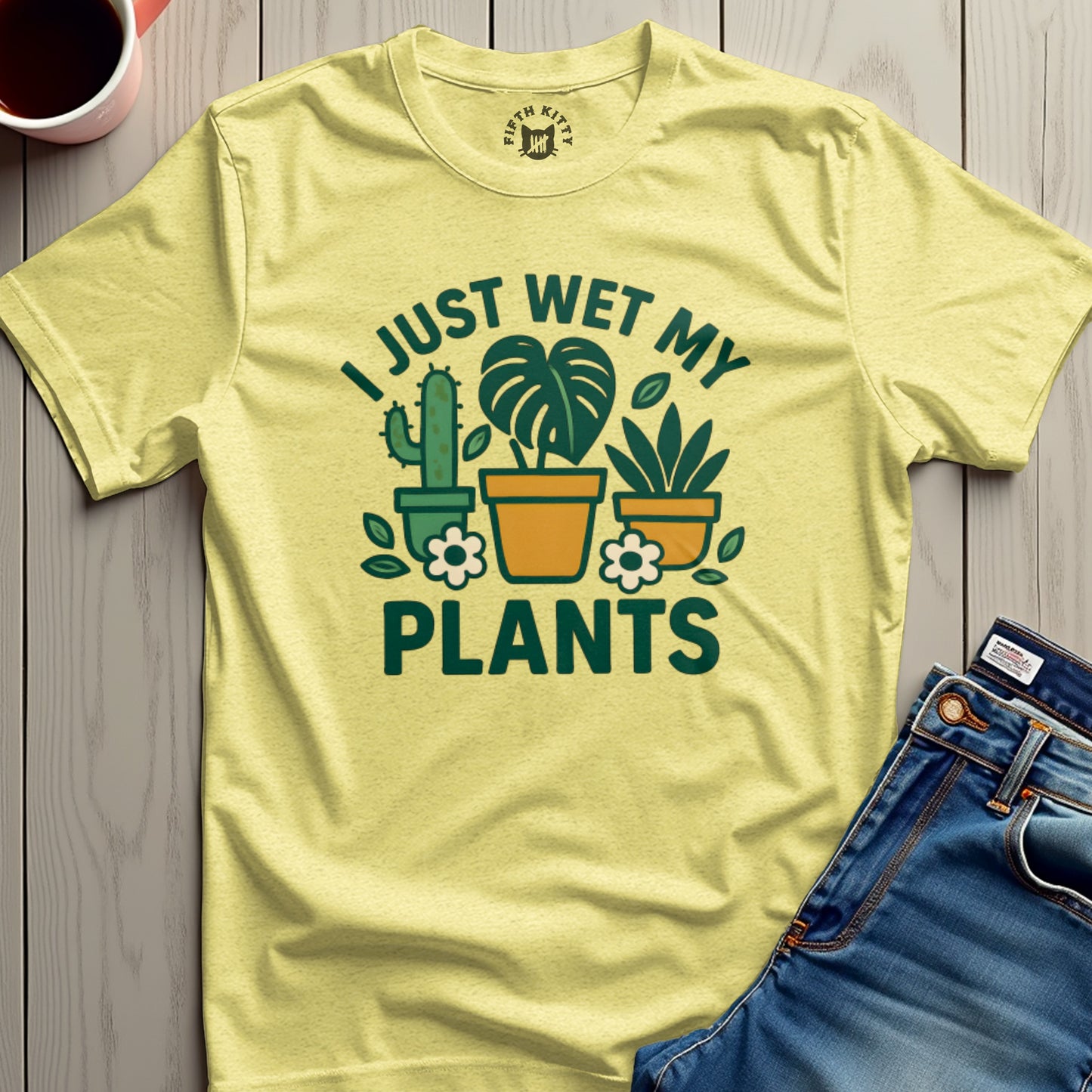 Humorous Gardening I Just Wet My Plants Shirt product type