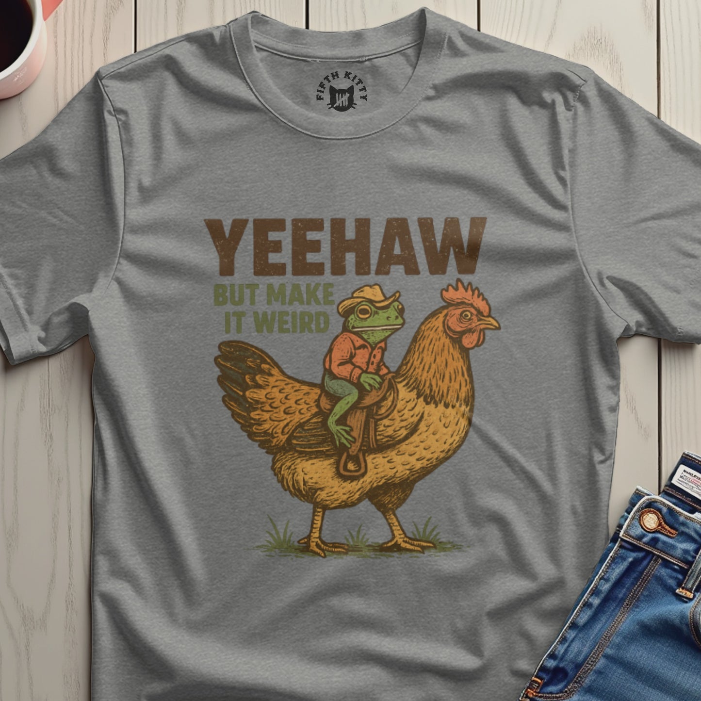 Yeehaw But Make It Weird Graphic T-Shirt