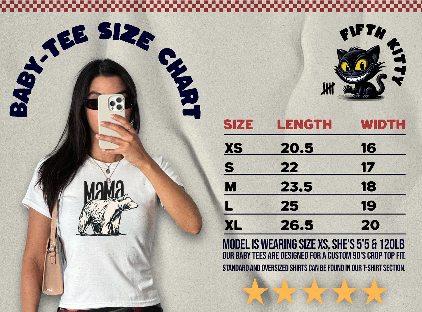 Mama Bear Graphic Baby Tee product
