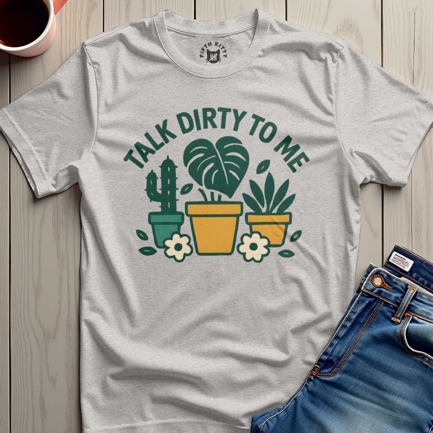 Talk Dirty to Me Plant Lover Graphic Tee product type