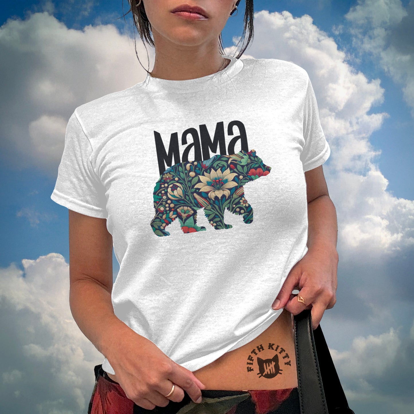 Mama Bear Graphic Unique T-Shirt Casual Product type