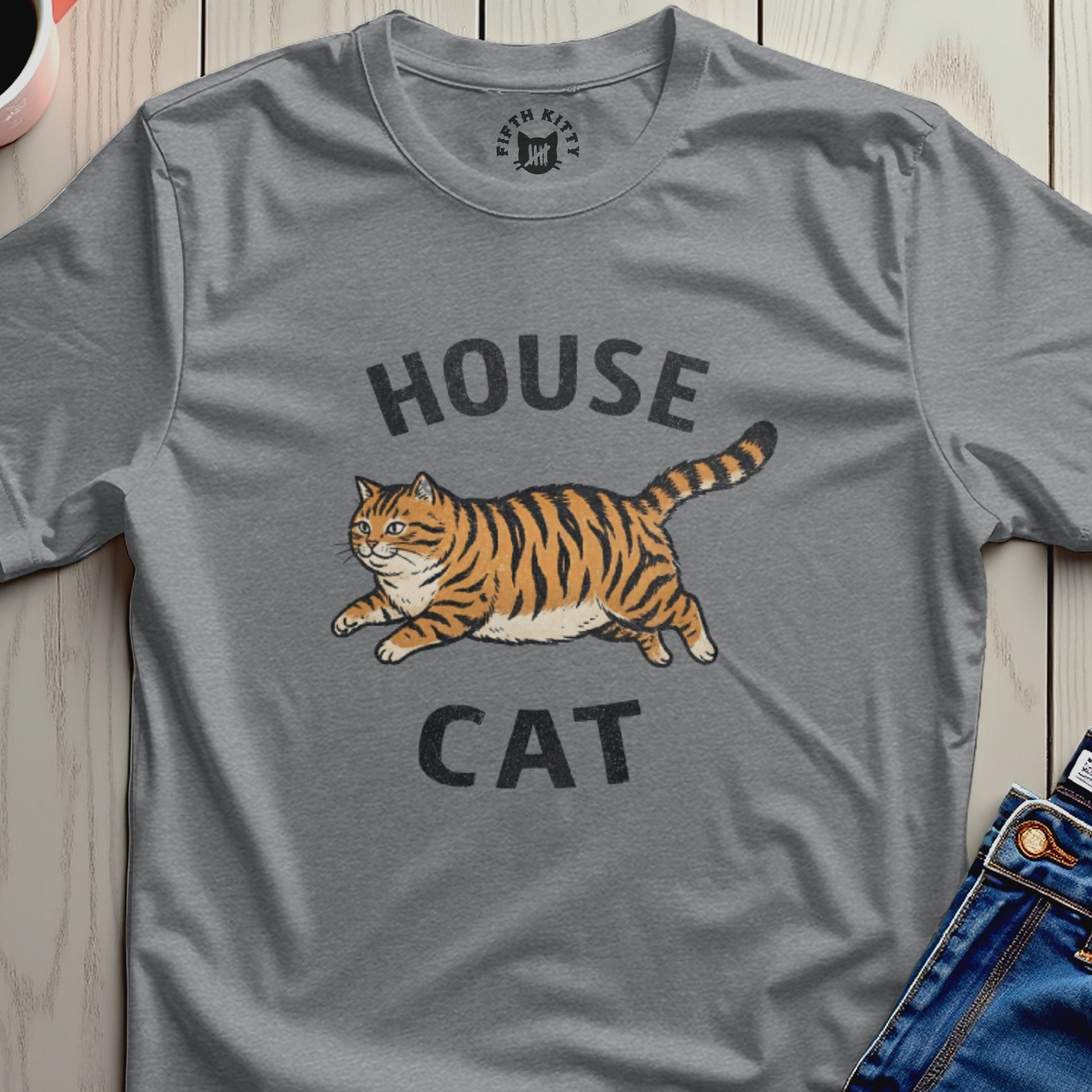 FIFTH KITTY HOUSE CAT Cute Orange Tabby Feline product type