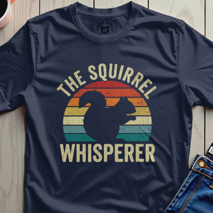 The Squirrel Whisperer Vintage Style Graphic T-Shirt