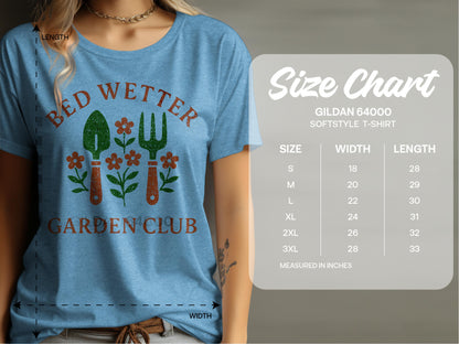 Red Wetter Garden Club Softstyle T-shirt product