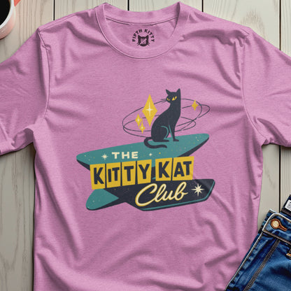 The Kitty Kat Club Graphic Tee Retro Style Shirt