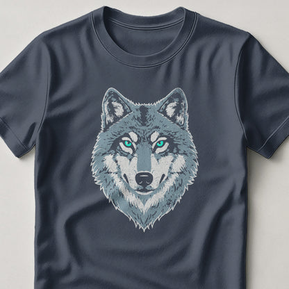 Fierce Wolf Face Graphic Design T-shirt product