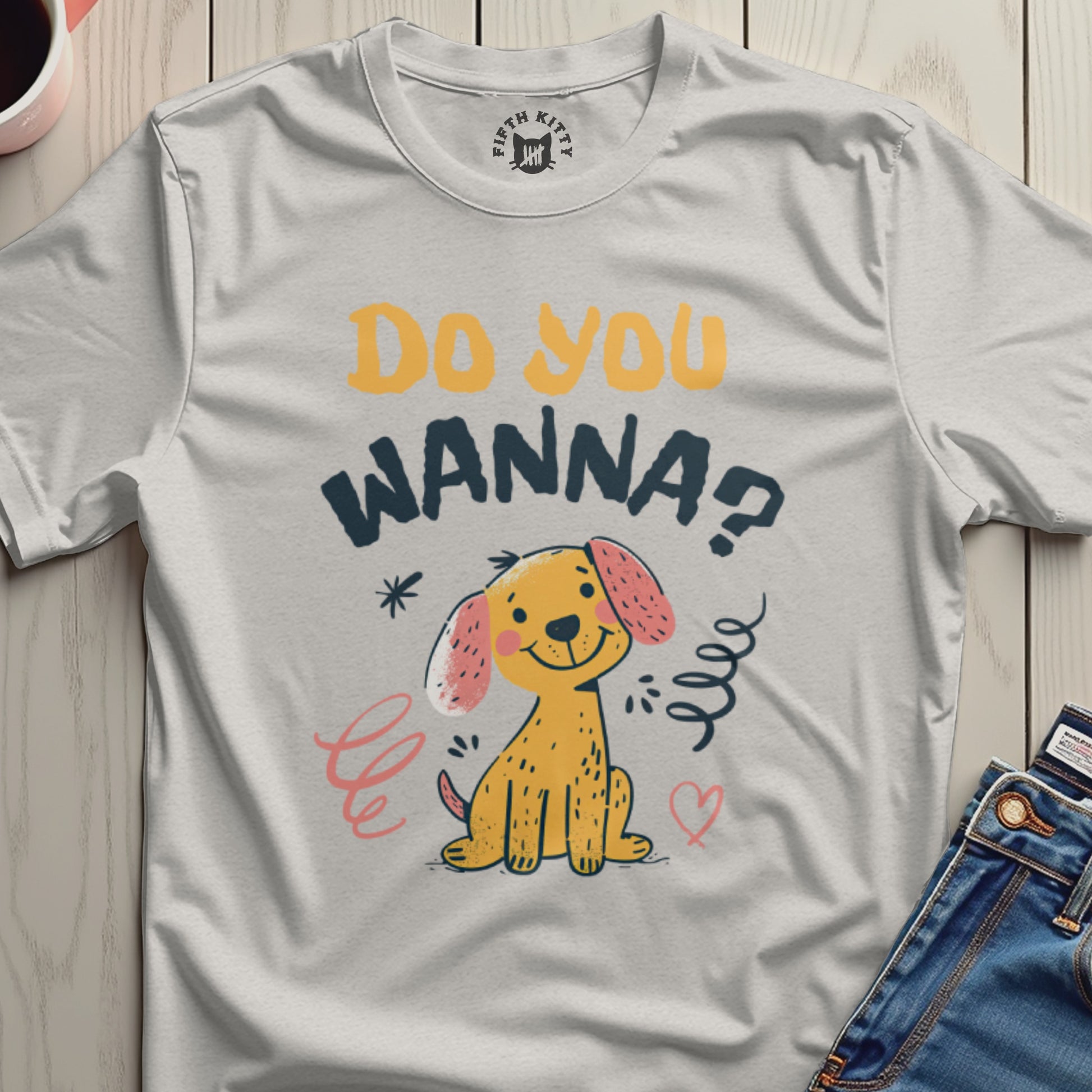Do You Wanna Adorable Dog Graphic Tee