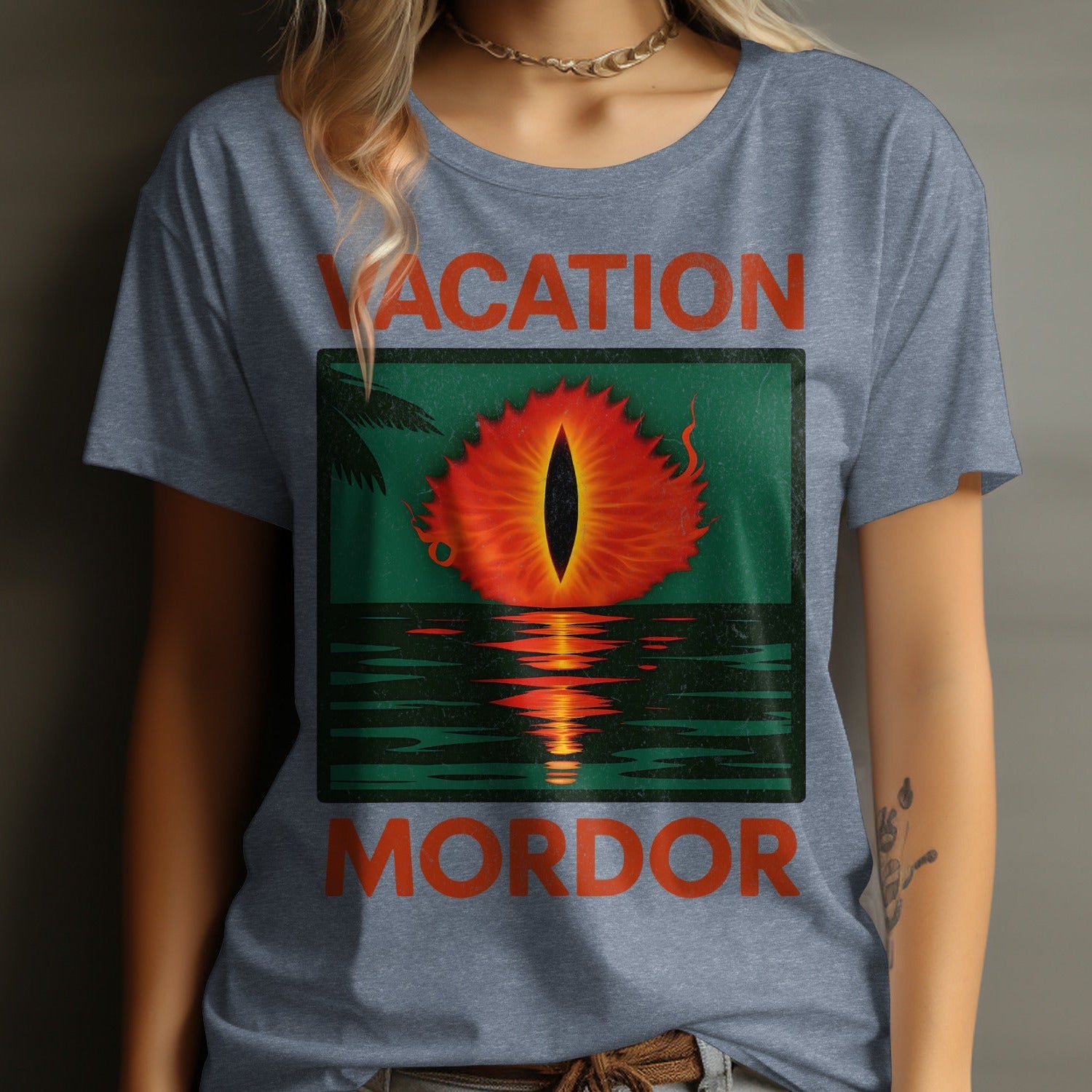 Vacation Mordor Graphic T-shirt Product Type