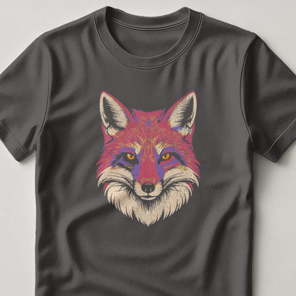 Bold Fox Face Design Graphic T-shirt product