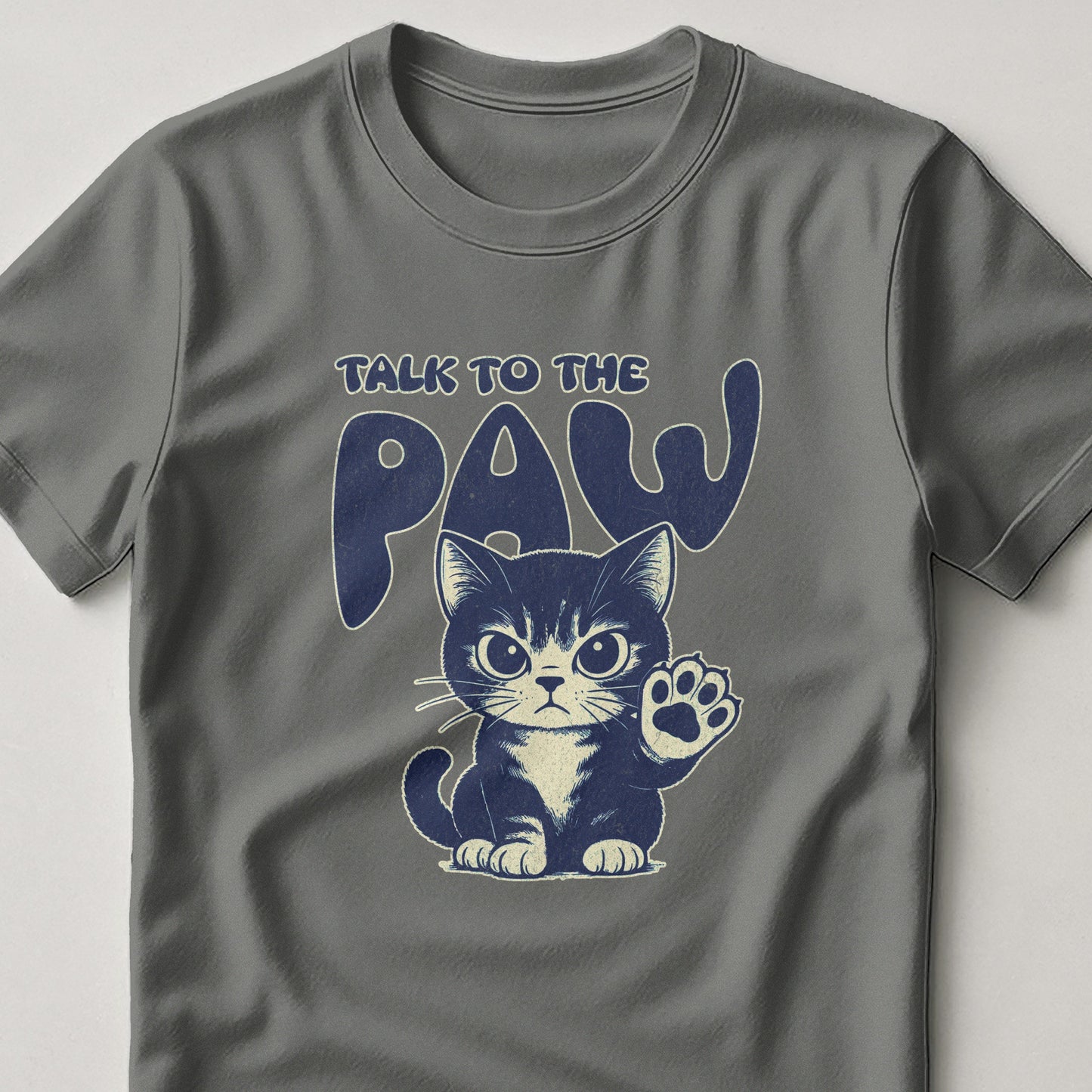 Talk To The Paw Cat Graphic Artwork T-shirt product