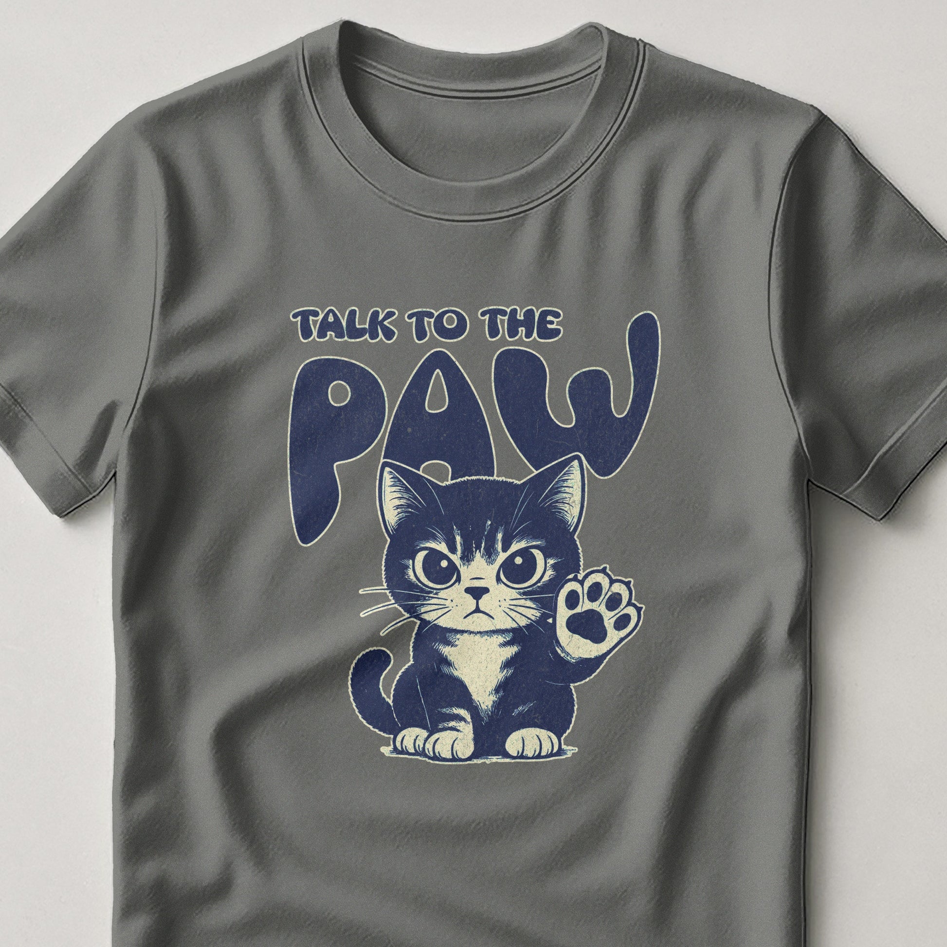 Talk To The Paw Cat Graphic Artwork T-shirt product