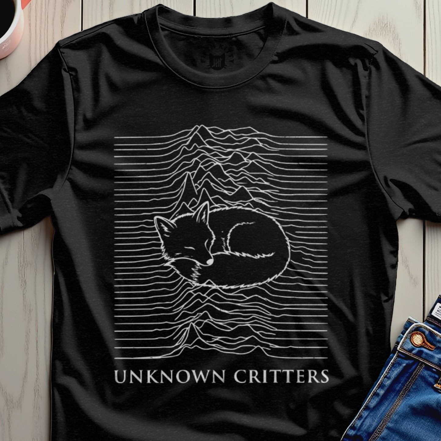 Unknown Critters Fox Vibe Graphic Tee Shirt