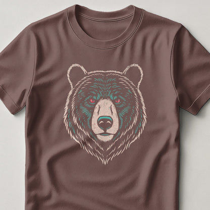 Artistic Bear Face Graphic Tee Shirt product type
