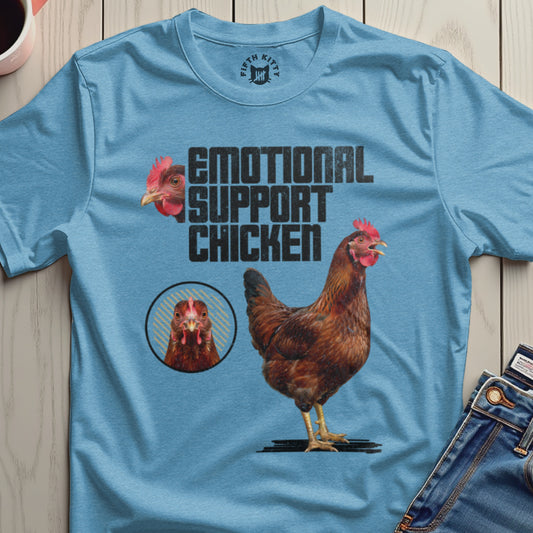 Emotional Support Chicken Graphic Tee