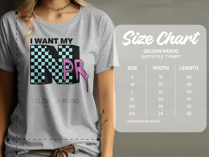 I WANT MY NPR Graphic T-Shirt product type