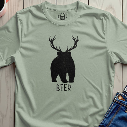 Fifth Kitty Deer Antler Bear Beer Graphic product type