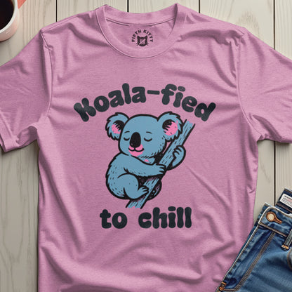 Adorable Koala-fied to Chill Graphic Tee Product