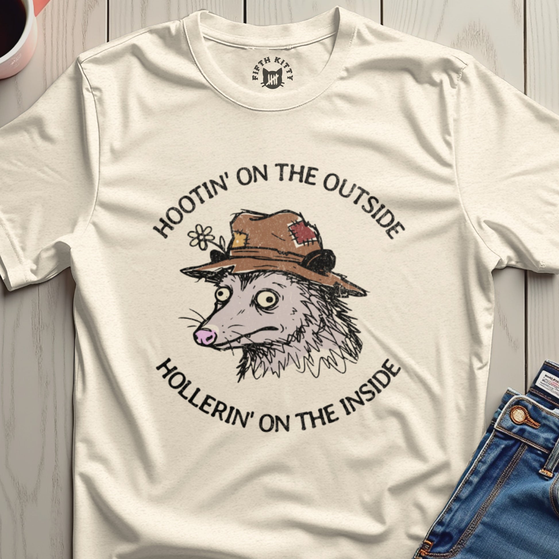 Hootin' On The Outside Hollerin' On The Inside Shirt