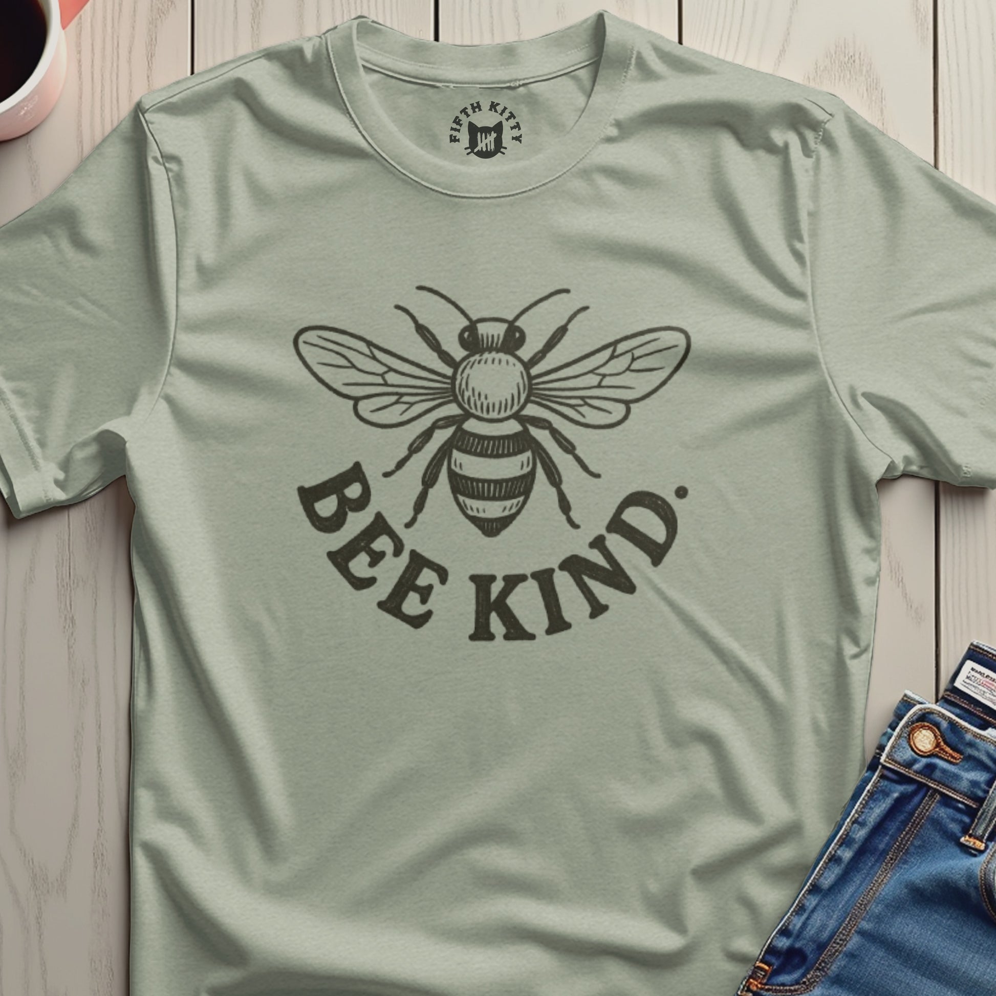 Bee Kind Honeybee Graphic T-Shirt Fashion Statement