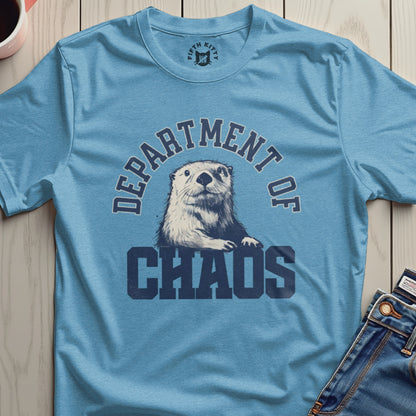 Department of Chaos Blue Graphic Tee product