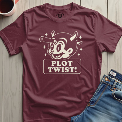 Plot Twist Graphic T-Shirt trendy casual product
