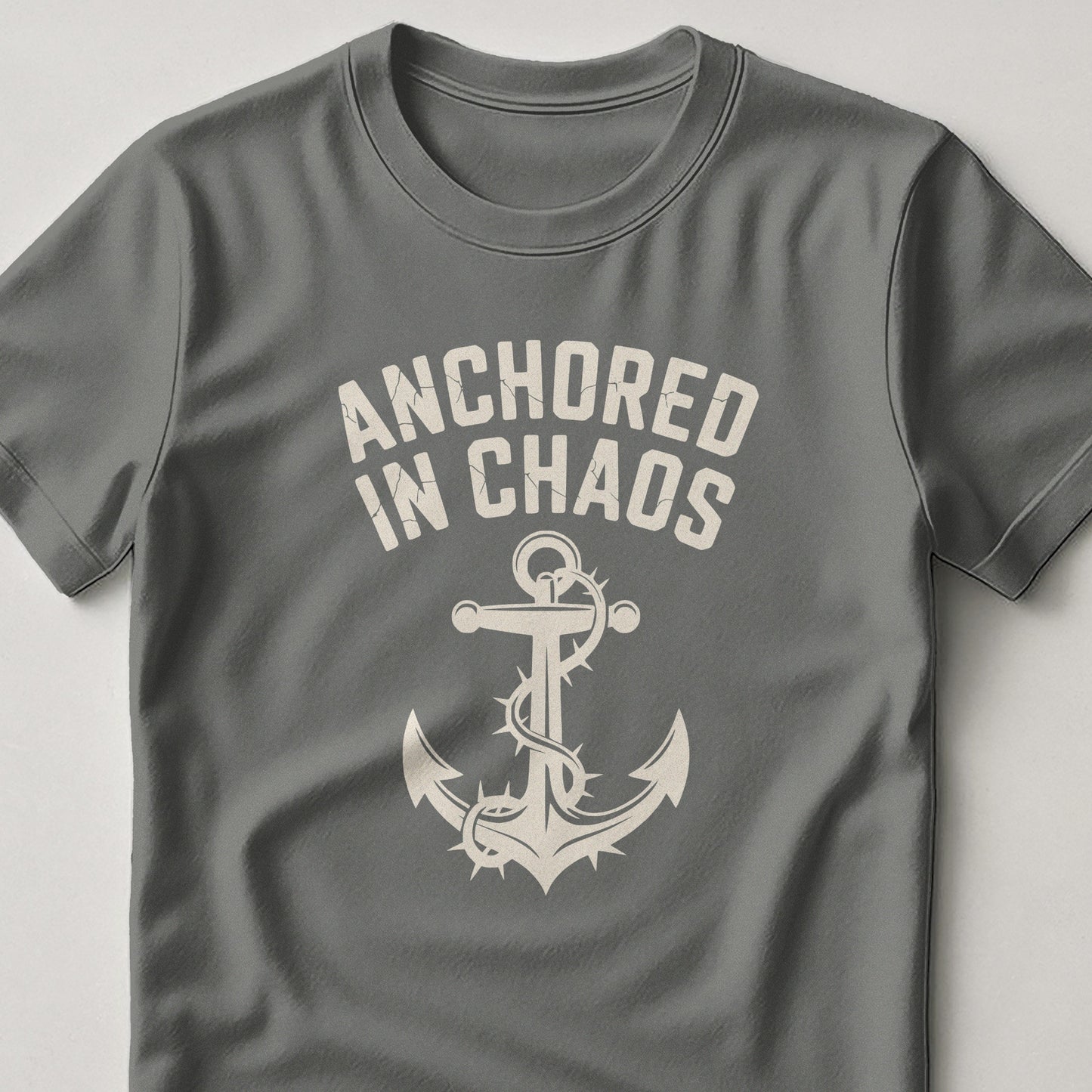 Anchored in Chaos Nautical Themed T-Shirt product